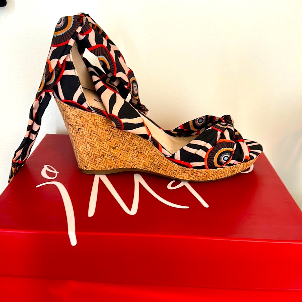 IMPO Wedge Ankle Wrap Shoe